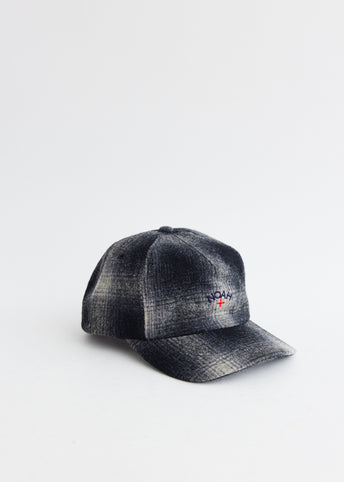 Shadow Plaid 5-Panel Cap