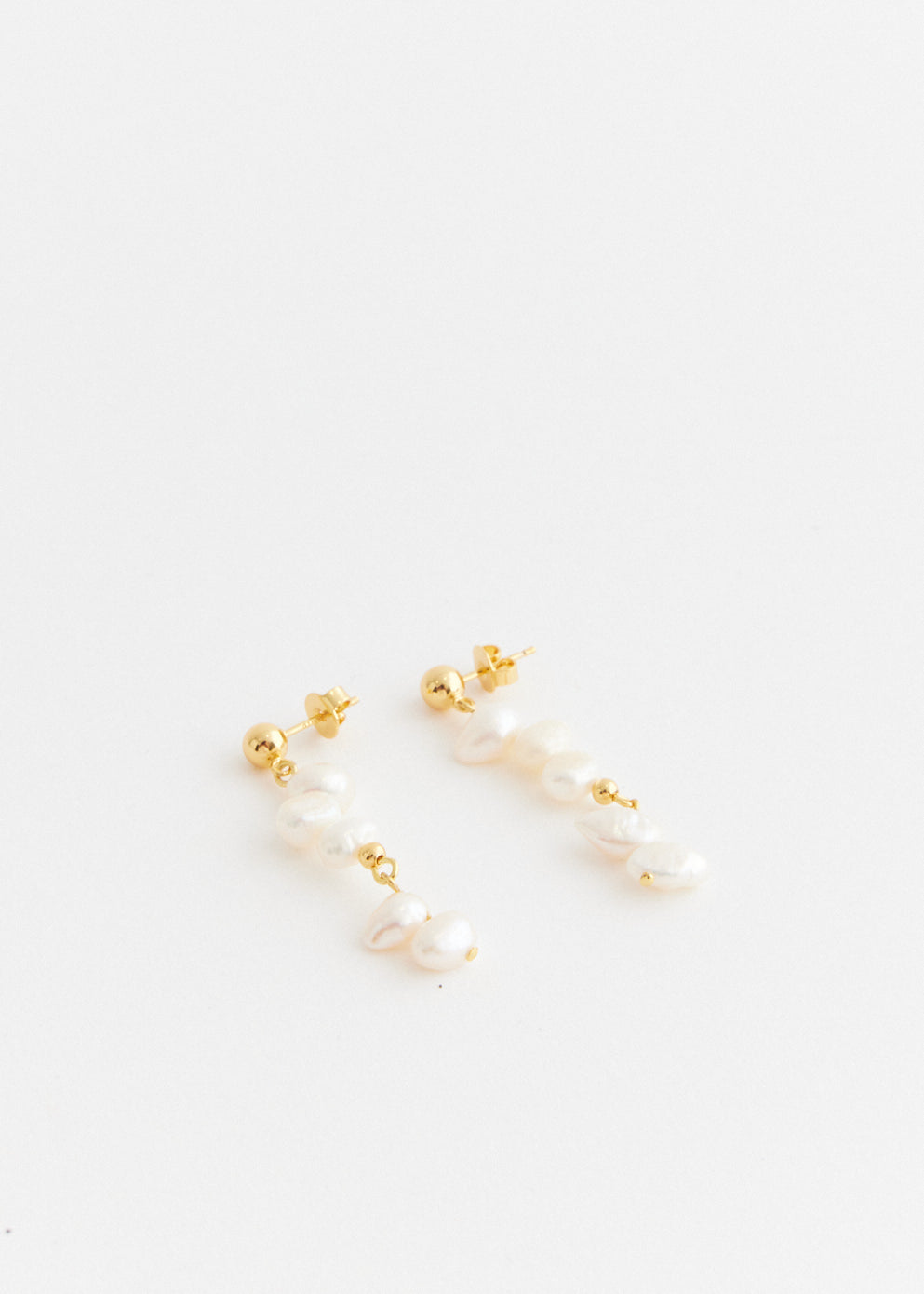 Pearly Drop Earrings