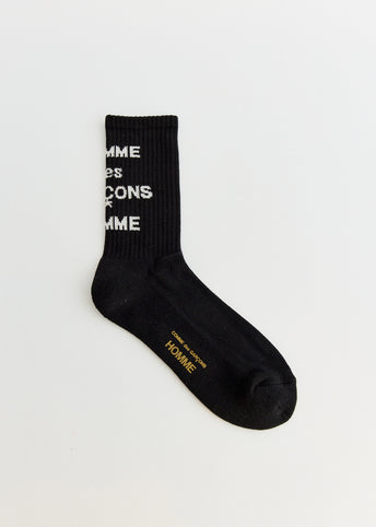 Cotton Logo Socks