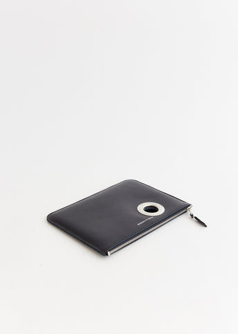 SA5100SE Silver Eyelet Wallet