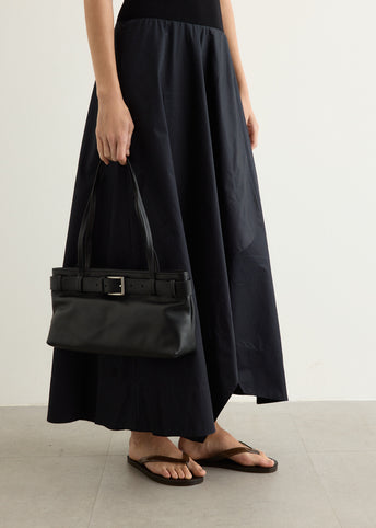 Belt Detail Baguette Bag