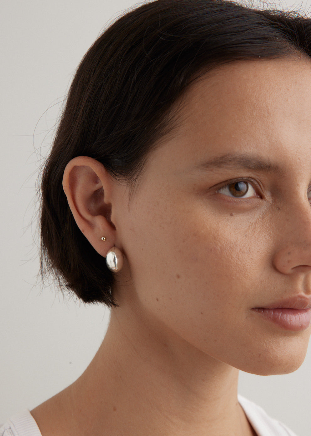 Silver Moon Earrings