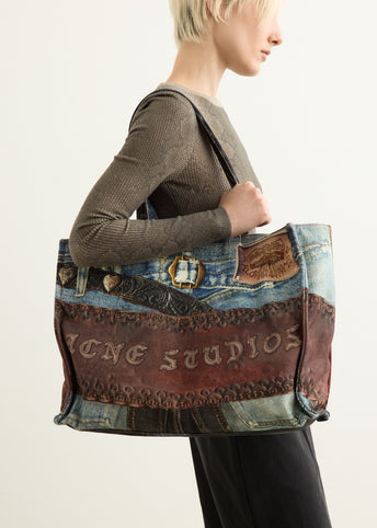 Logo Shoulder Tote Bag