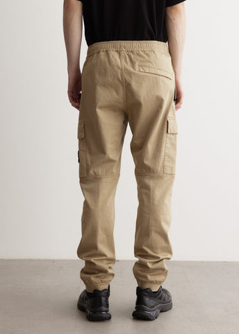 Regular Fit Tapered Stretch Cotton Cargo