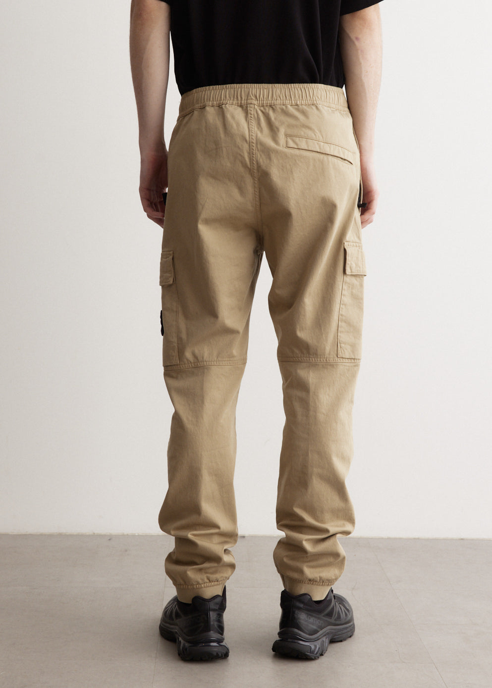 Regular Fit Tapered Stretch Cotton Cargo