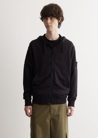 Badge Full Zip Hooded Sweatshirt