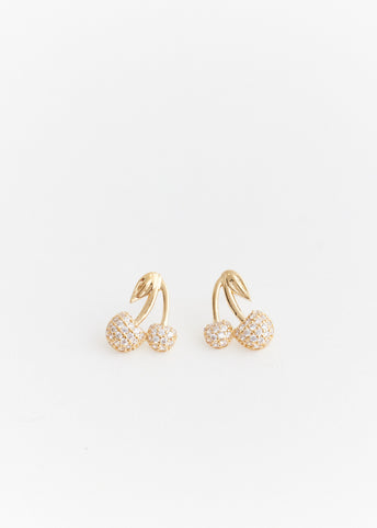 Cherry Crystal Studs