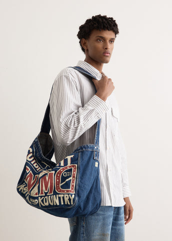 13oz Denim NEWS PAPER BAG (GUIDING LIGHT)