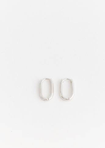 Small Squared Oval Hoops