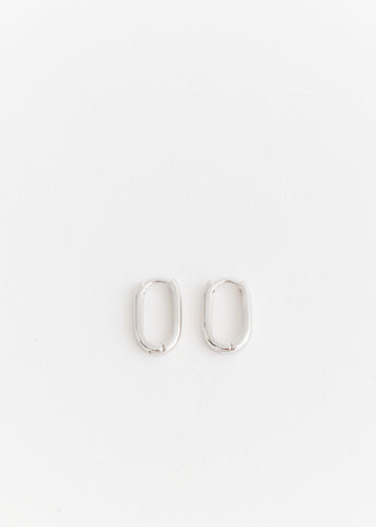 Small Squared Oval Hoops