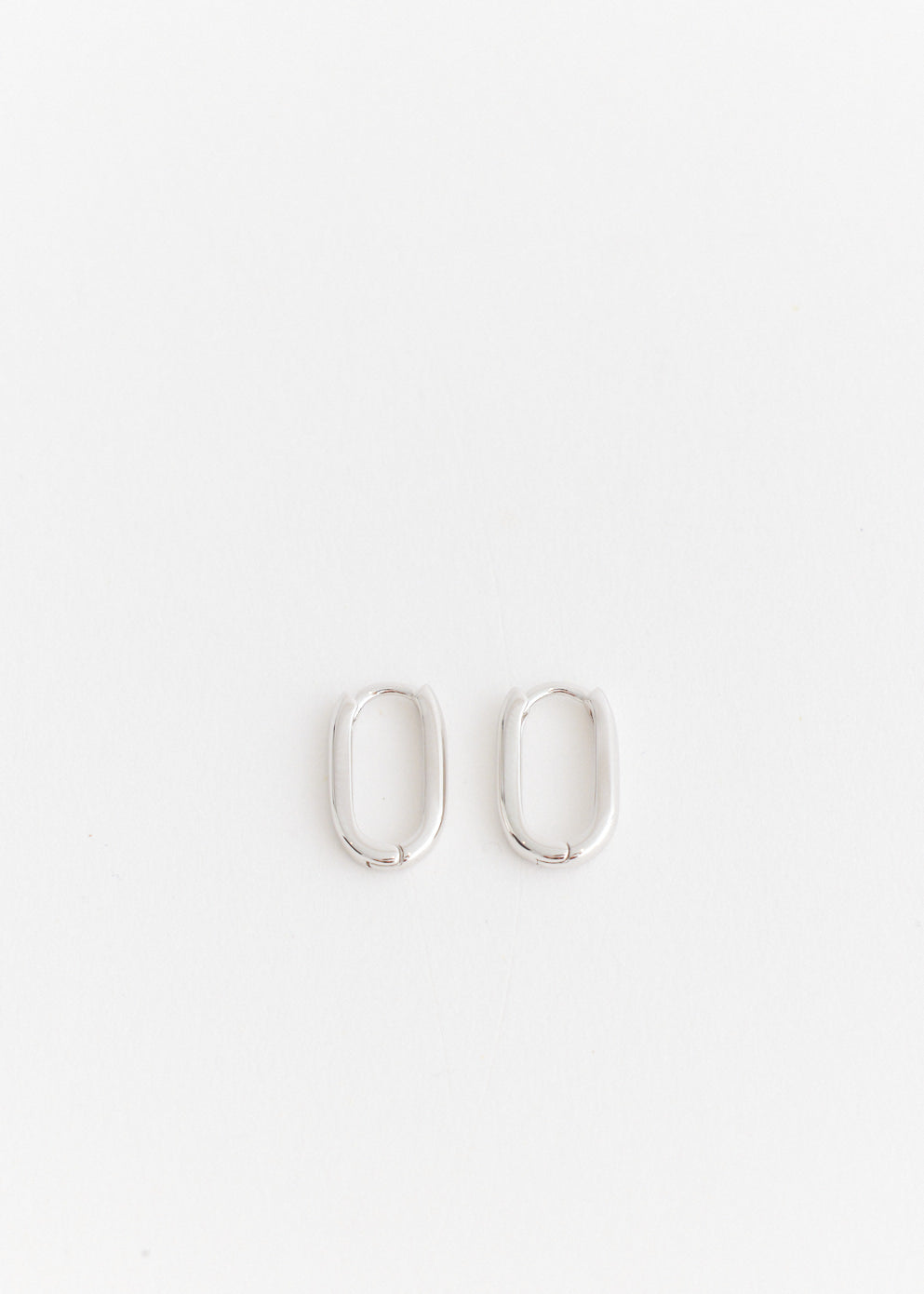 Small Squared Oval Hoops