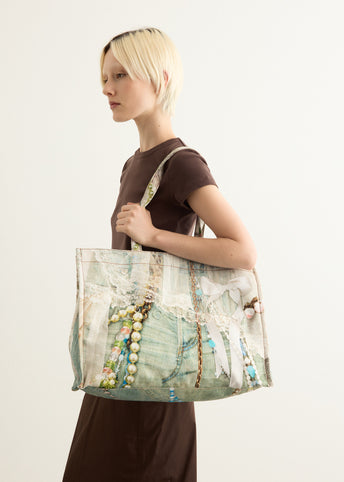 Logo Shoulder Tote Bag