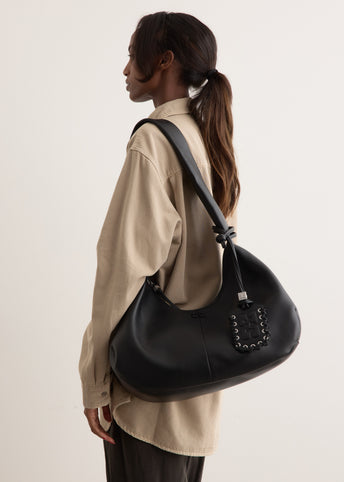 【送料関税込】GANNI Hobo Medium Bou Bag GANNI/ガニー】Bou Bag Hobo Medium：ショルダーバッグ