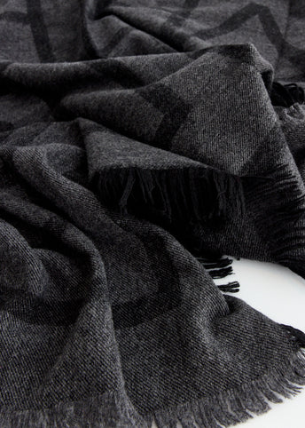 Monogram Wool Cashmere Scarf
