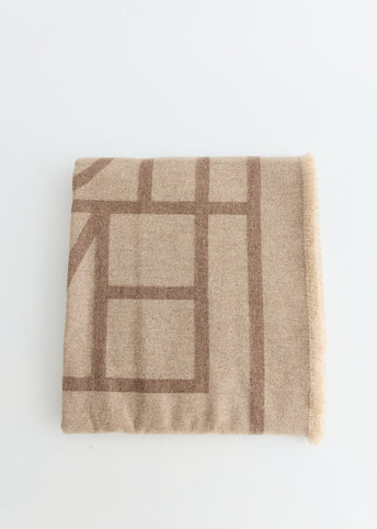 Monogram Wool Cashmere Scarf