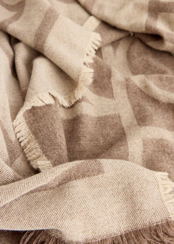 Monogram Wool Cashmere Scarf