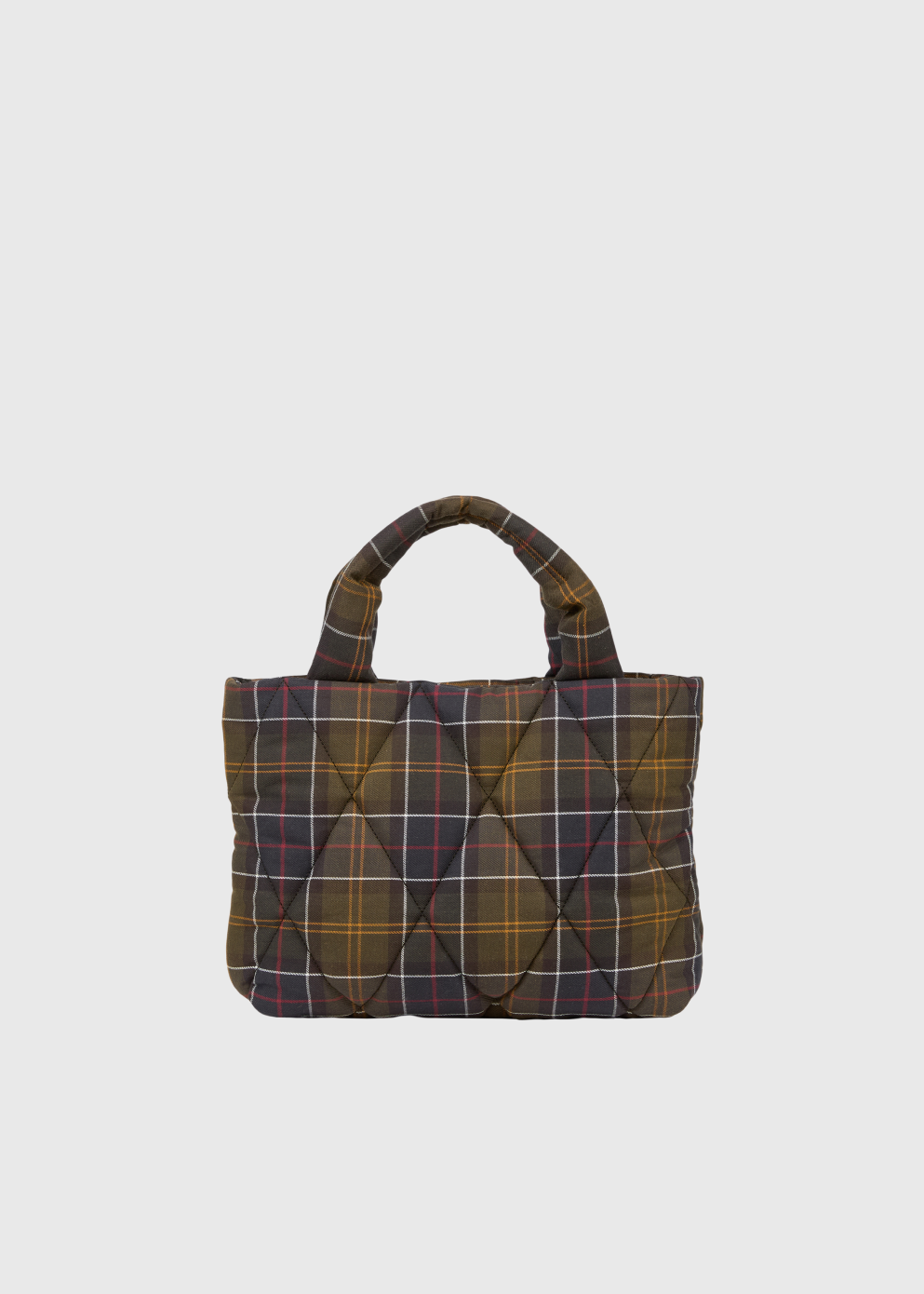 x Barbour Tartan Quilted Mini Crossbody Bag