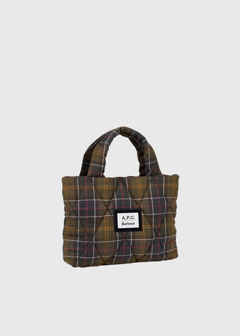 x Barbour Tartan Quilted Mini Crossbody Bag
