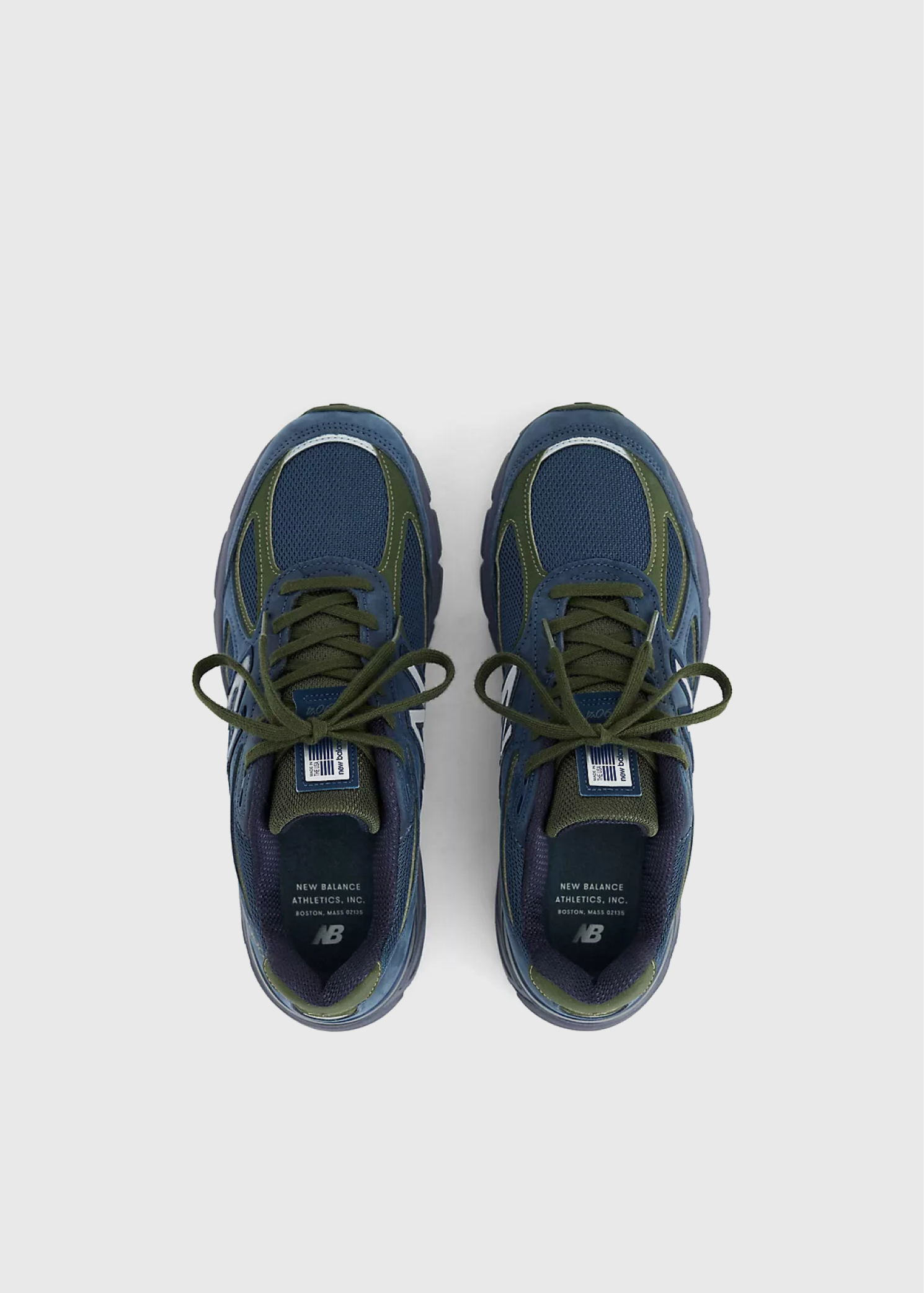 MADE in USA 990v4 'Navy' Sneakers
