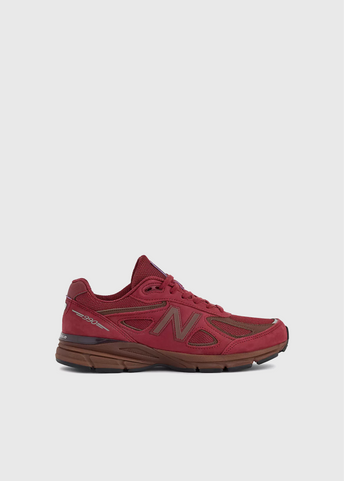 MADE in USA 990v4 'Monarch Burgundy' Sneakers