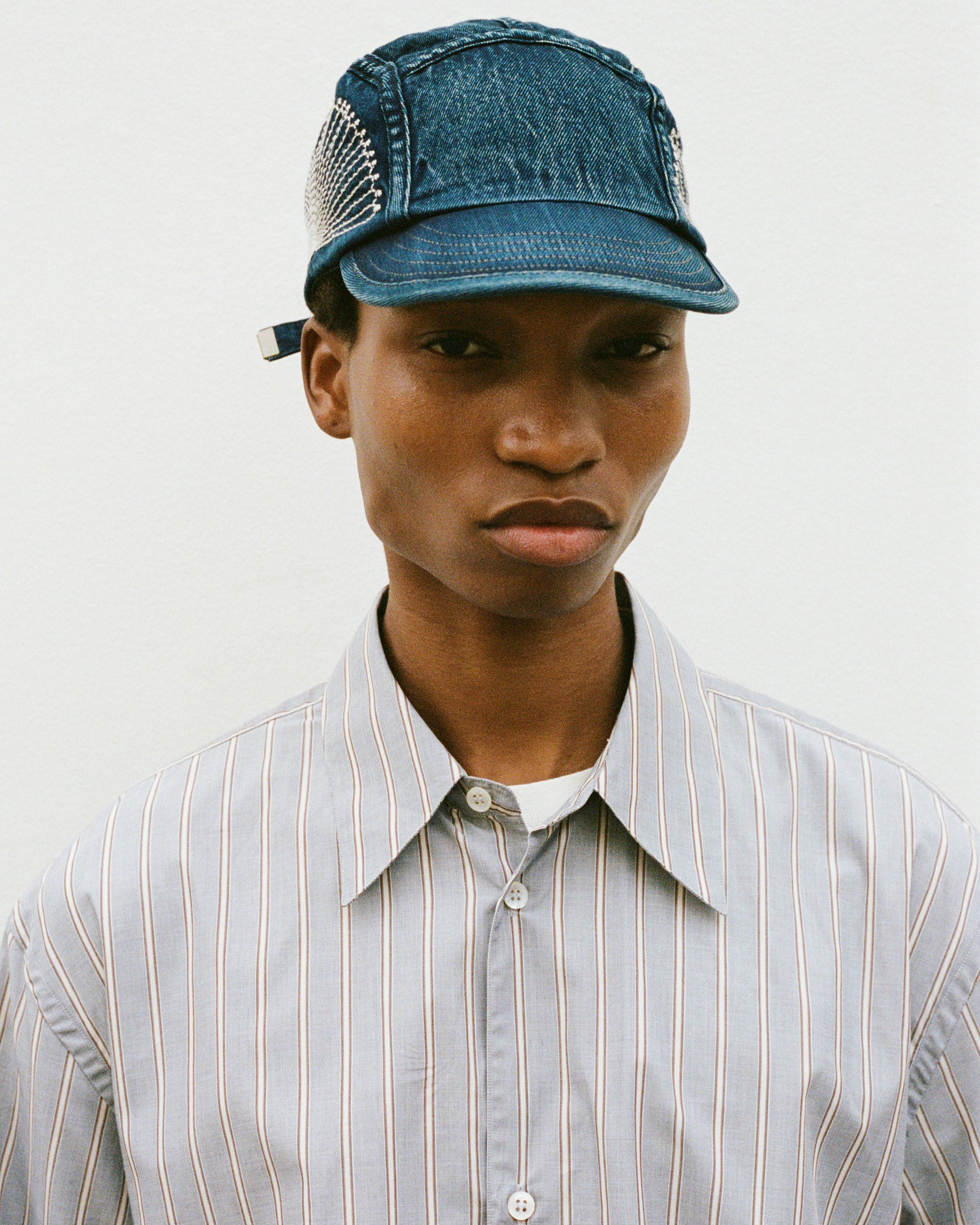 10oz IDGxIDG Denim Camp Cap (FUROSHIKI Embroidery)
