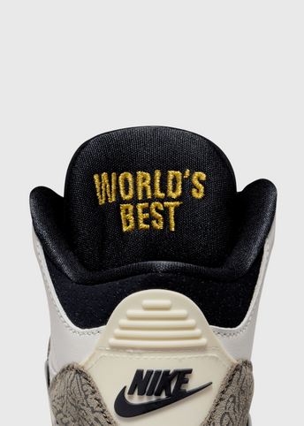 Air Jordan 3 'World's Best Dad' Sneakers (PS)