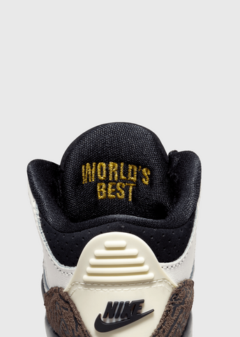 Air Jordan 3 'World's Best Dad' Sneakers (TD)
