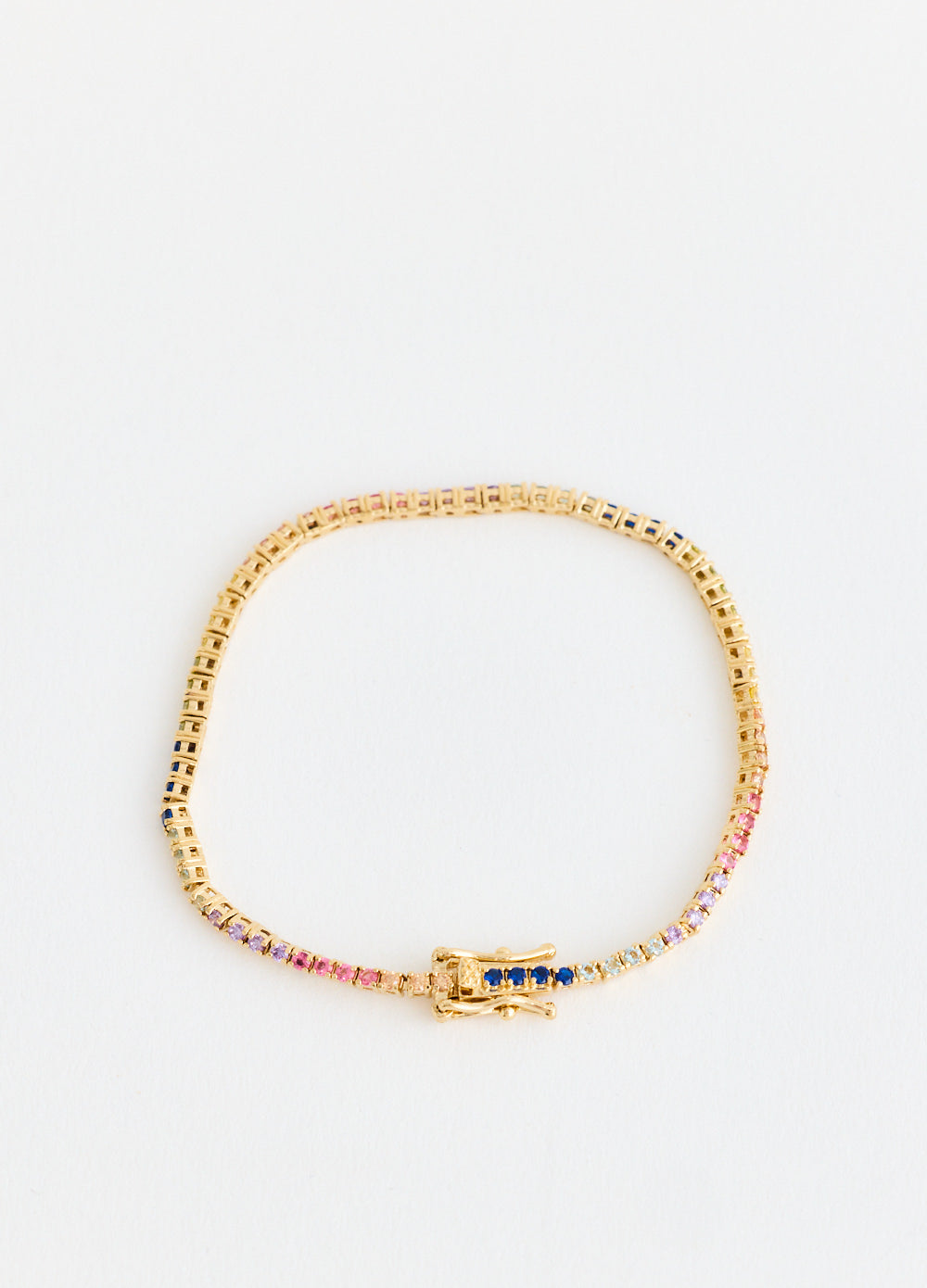Rainbow Tennis Bracelet