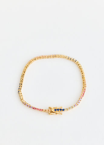 Rainbow Tennis Bracelet