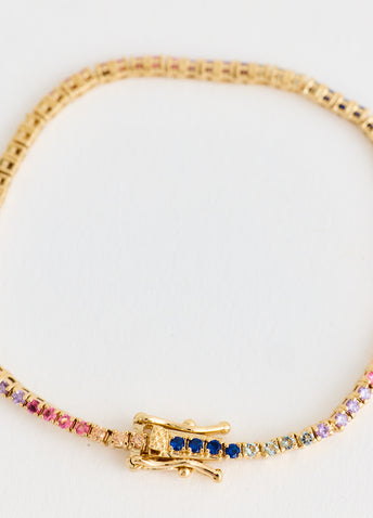 Rainbow Tennis Bracelet
