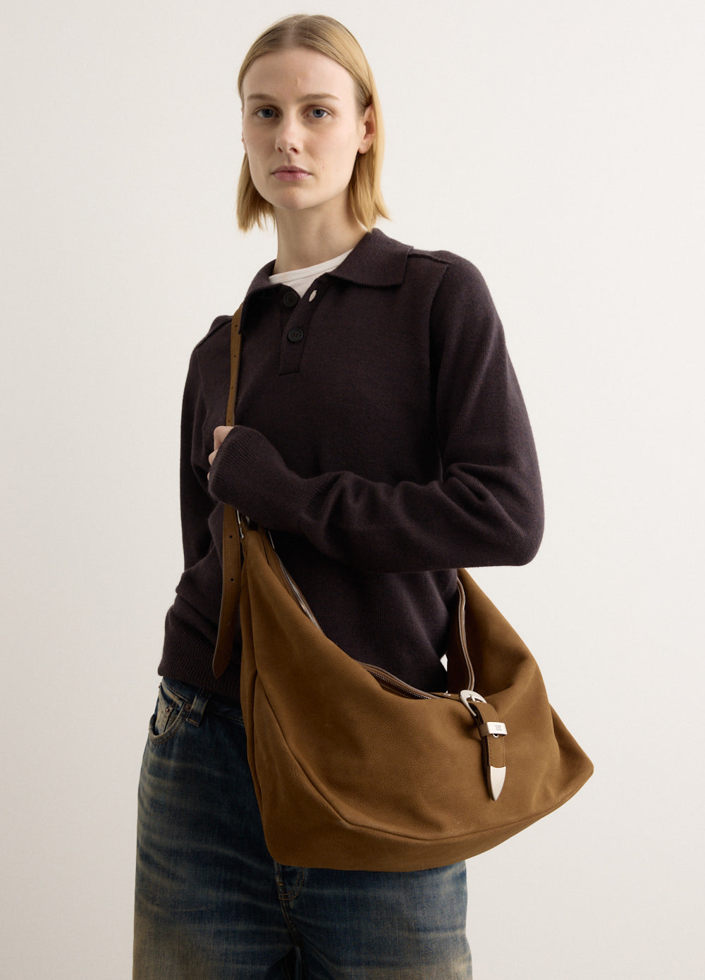 Belted Hobo Bag
