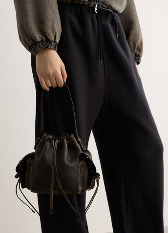 Multipocket Mini Bucket Bag