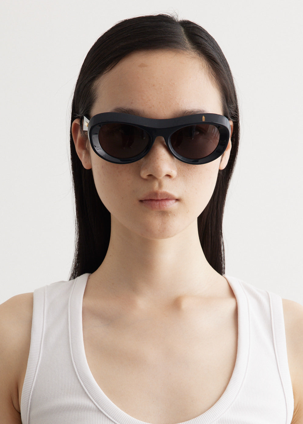 Moulded Round Acetate Sunglasses