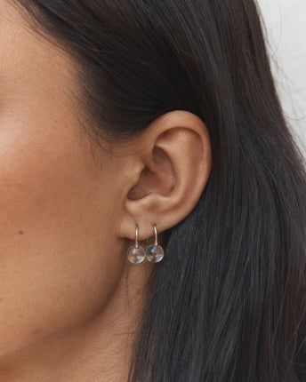 Clear Drop Earrings