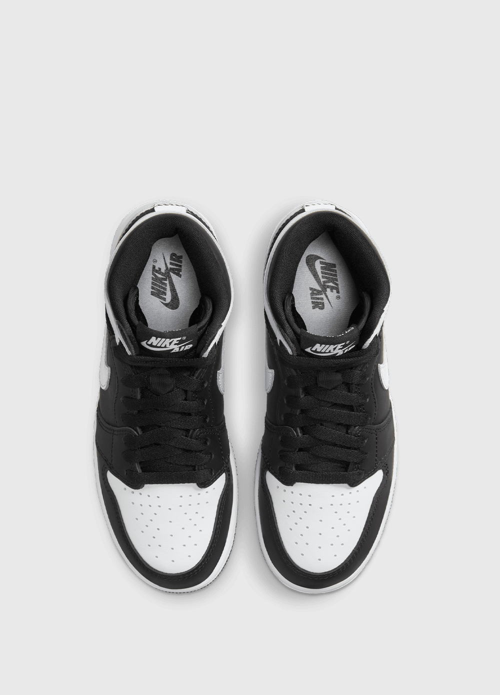 Air Jordan 1 High OG 'Black White' Sneakers (GS)