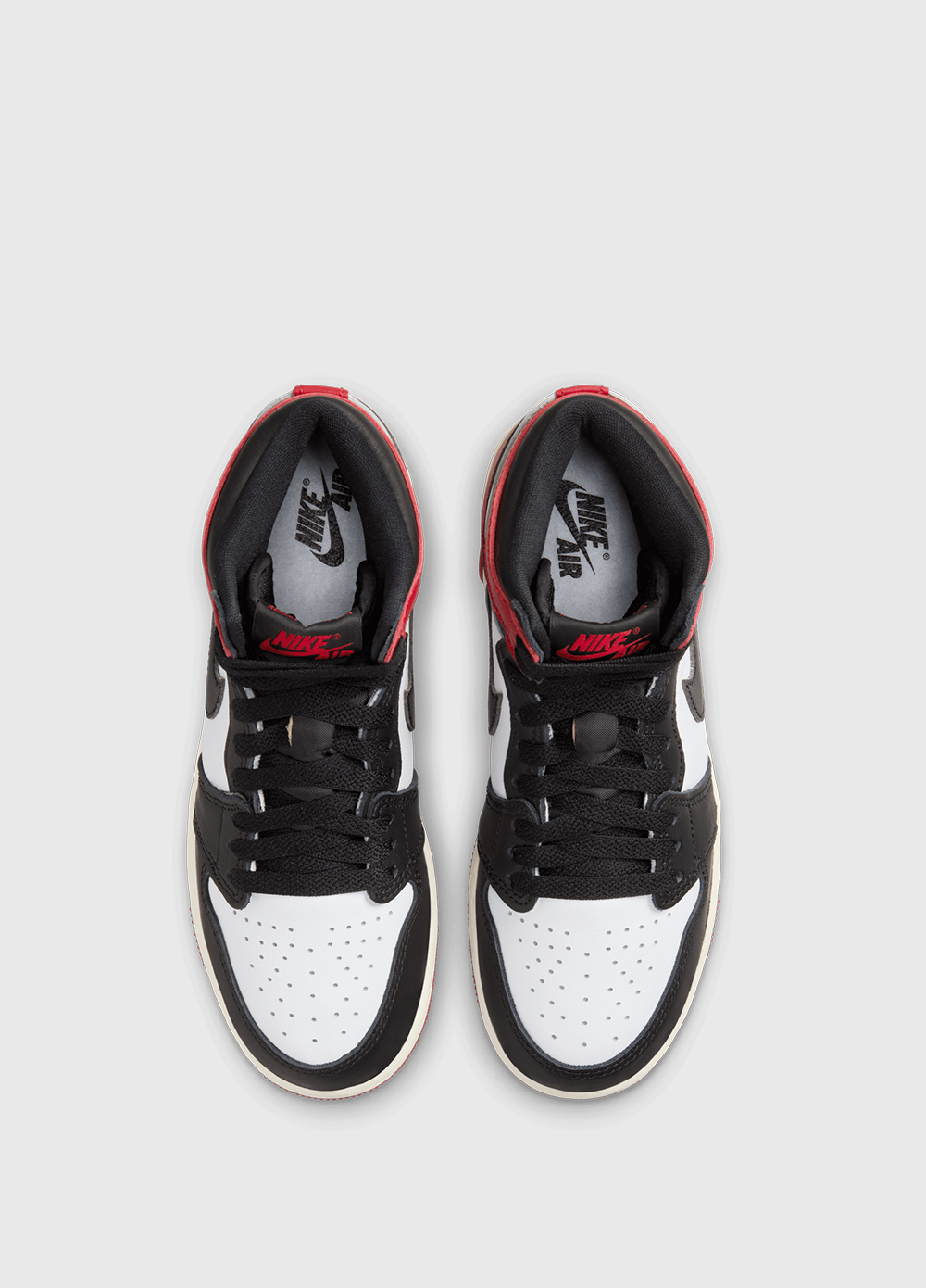 Air Jordan 1 Retro High OG 'Black Toe Reimagined' Sneakers (GS) Air Jordan 1 Retro High OG 'Black Toe Reimagined' Sneakers (GS)