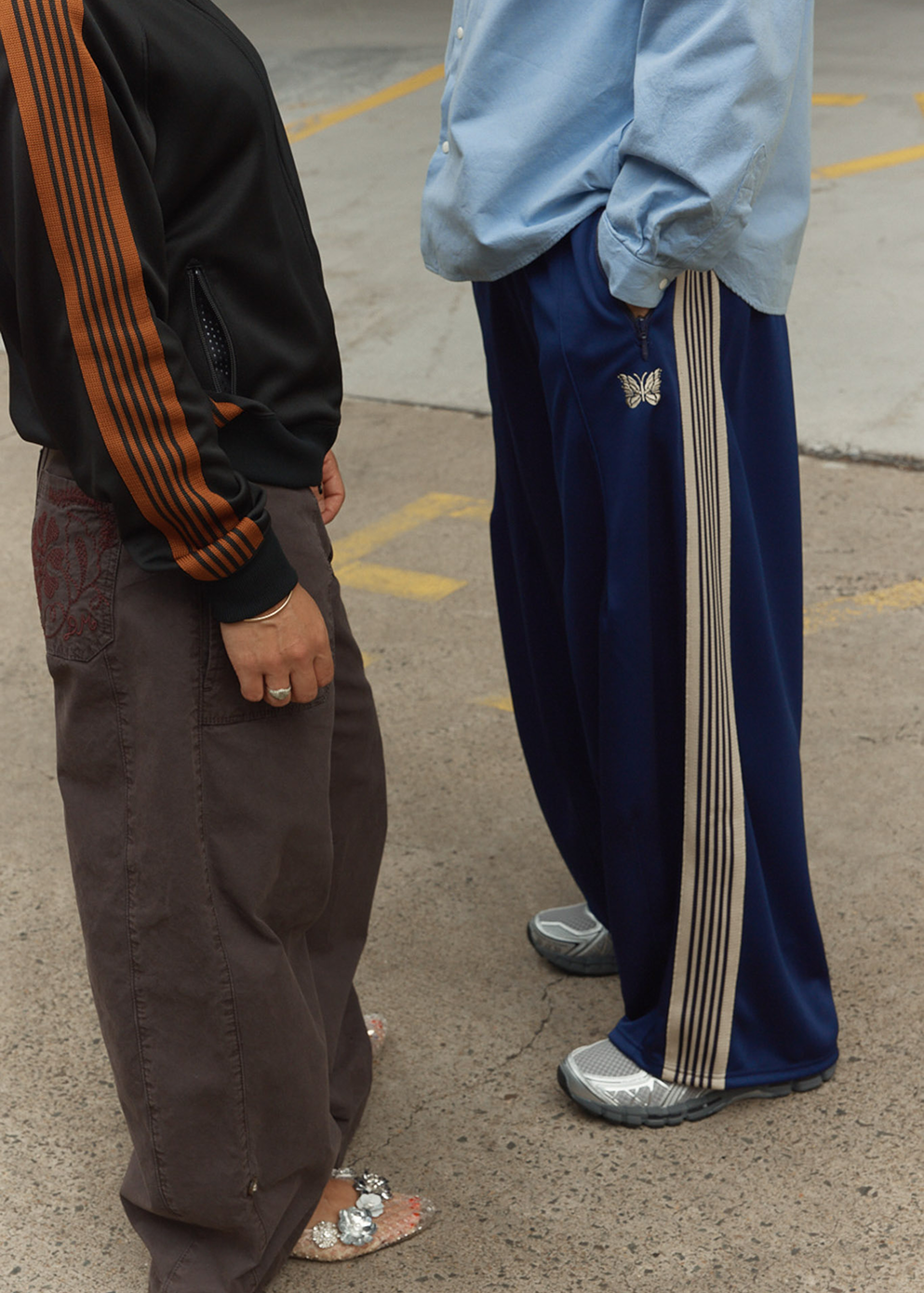 Incu Exclusive Poly Smooth H.D. Track Pants