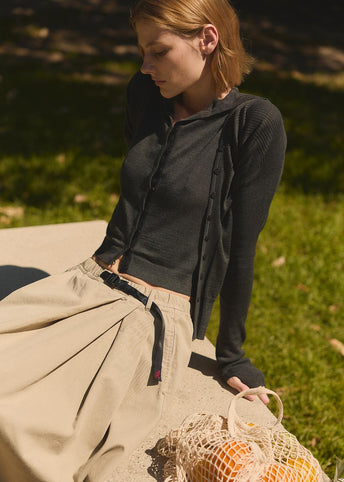 Layered Fitted Knit Cardigan