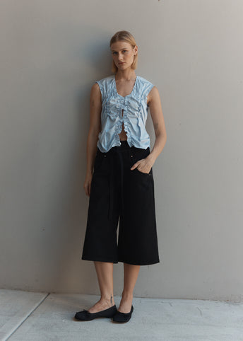 Incu Exclusive Wrinkle Sleeveless Shirt