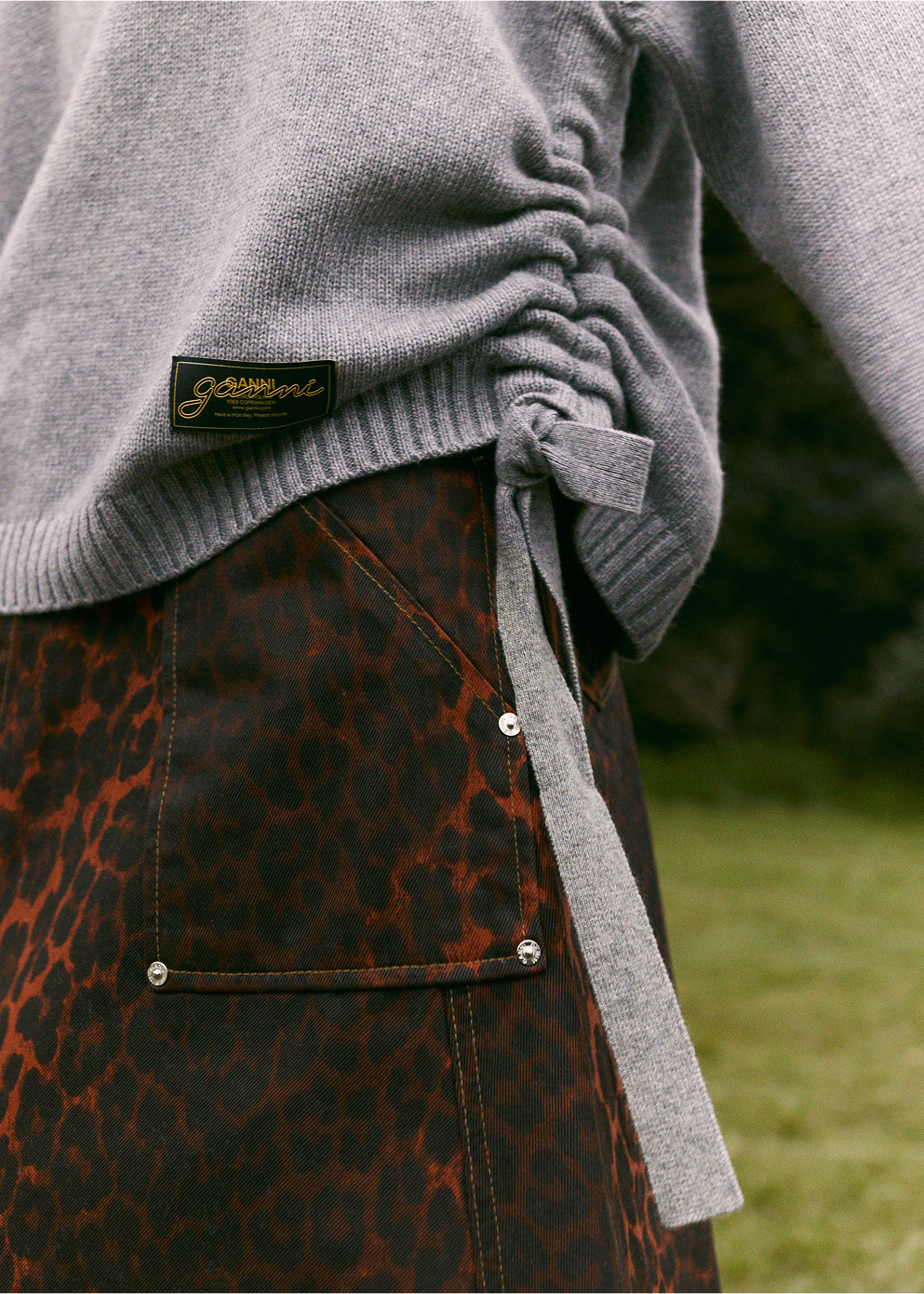 Future Wool Mix Oversized O-Neck Jumper