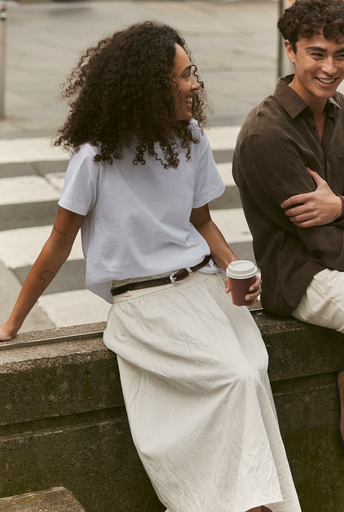 Meridian Lace Up Skirt