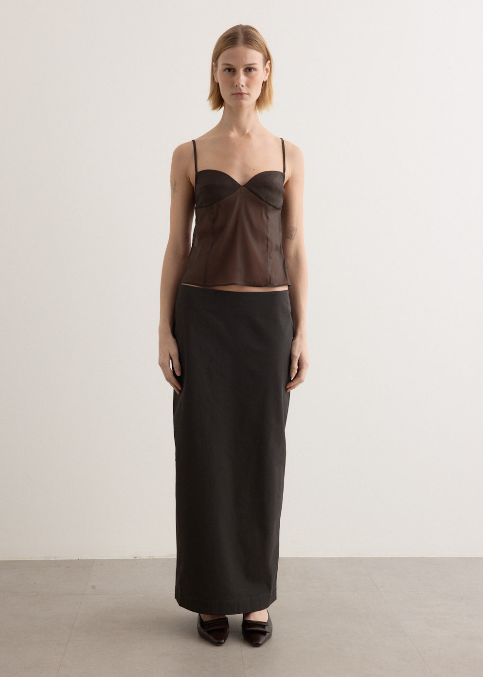 Transparent Silk Cami
