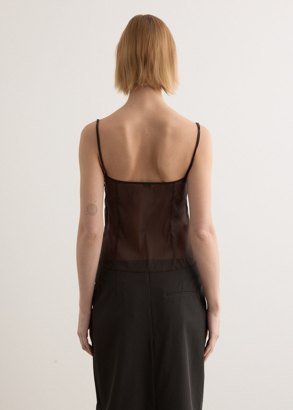 Transparent Silk Cami