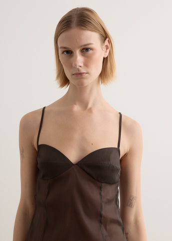 Transparent Silk Cami