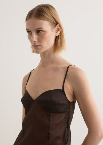 Transparent Silk Cami
