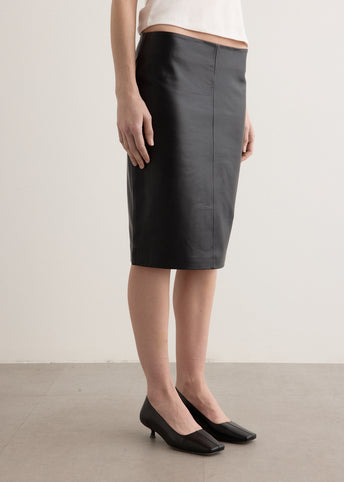 Leather Pencil Skirt