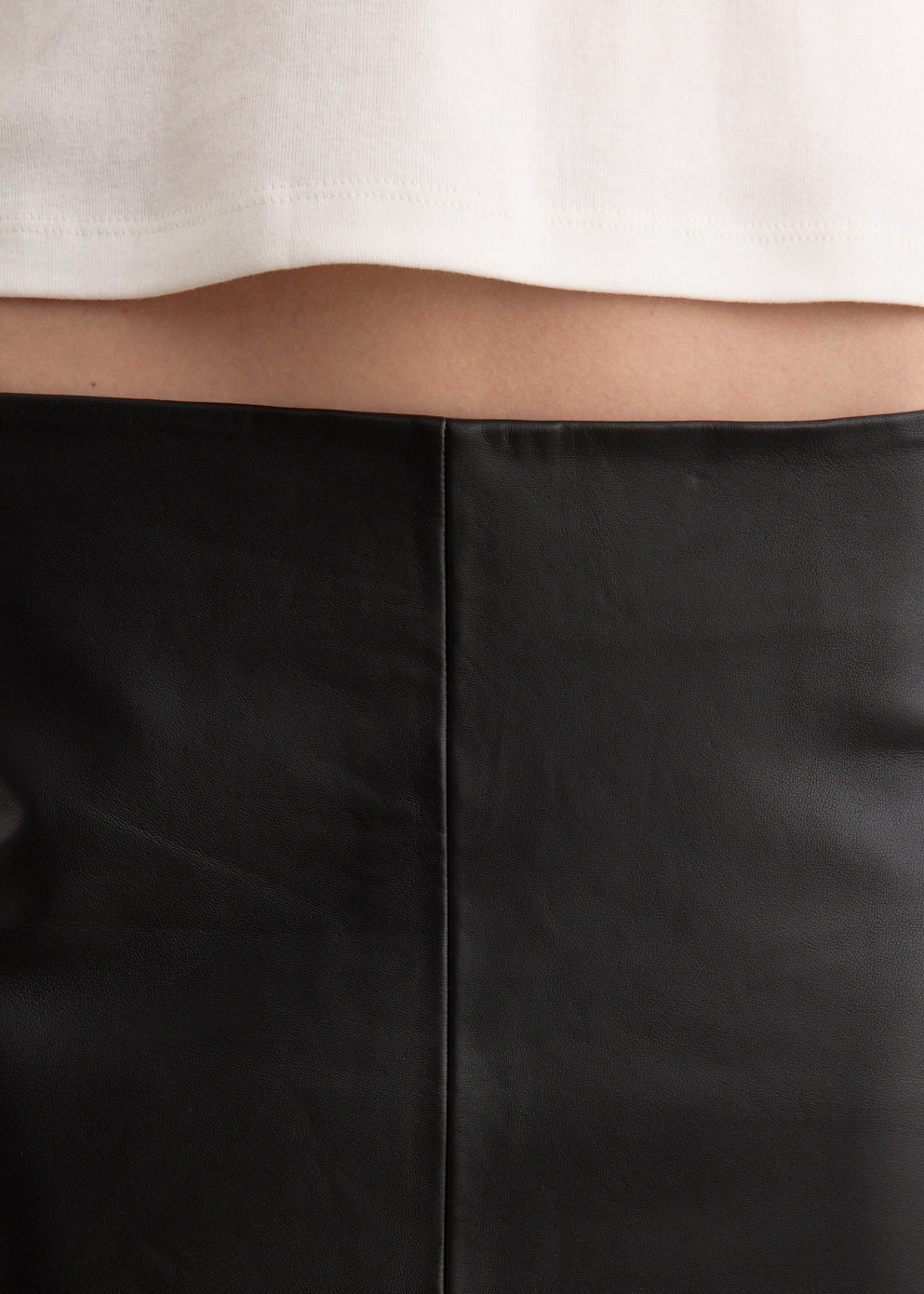 Leather Pencil Skirt