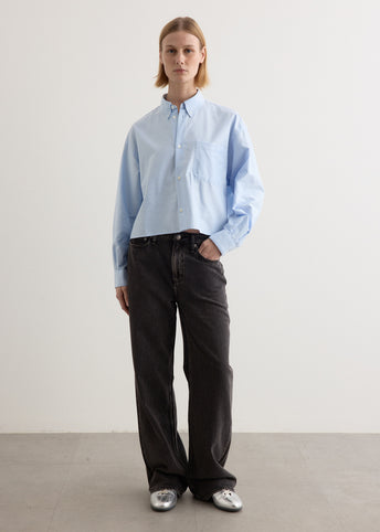 Sophia Button Down Logo Shirt