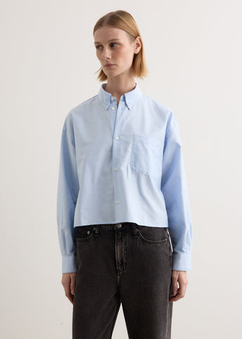 Sophia Button Down Logo Shirt