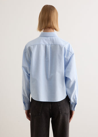 Sophia Button Down Logo Shirt